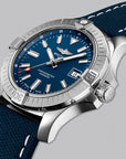 AVENGER AUTOMATIC 43 BLUE DIAL - Swiss Gallery Iraq BREITLING