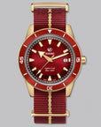 Captain Cook Automatic Bronze RED DIAL - Swiss Gallery Iraq RADO