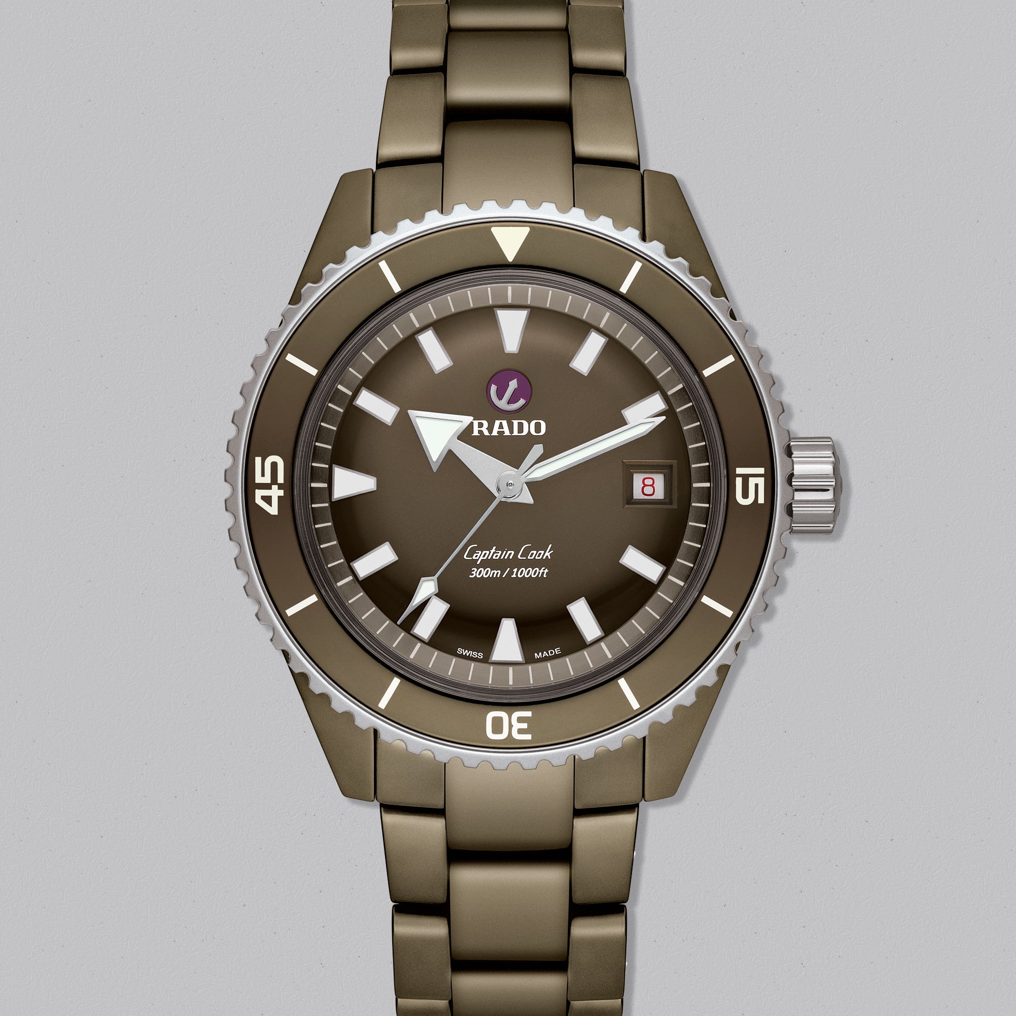 Captain Cook High-Tech Ceramic Diver - Swiss Gallery Iraq RADO