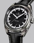 LAB PERIPHERAL 3H PVD BLACK DIAL - Swiss Gallery Iraq PERRELET