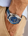 LAB PERIPHERAL 3H SS BLUE DIAL - Swiss Gallery Iraq PERRELET