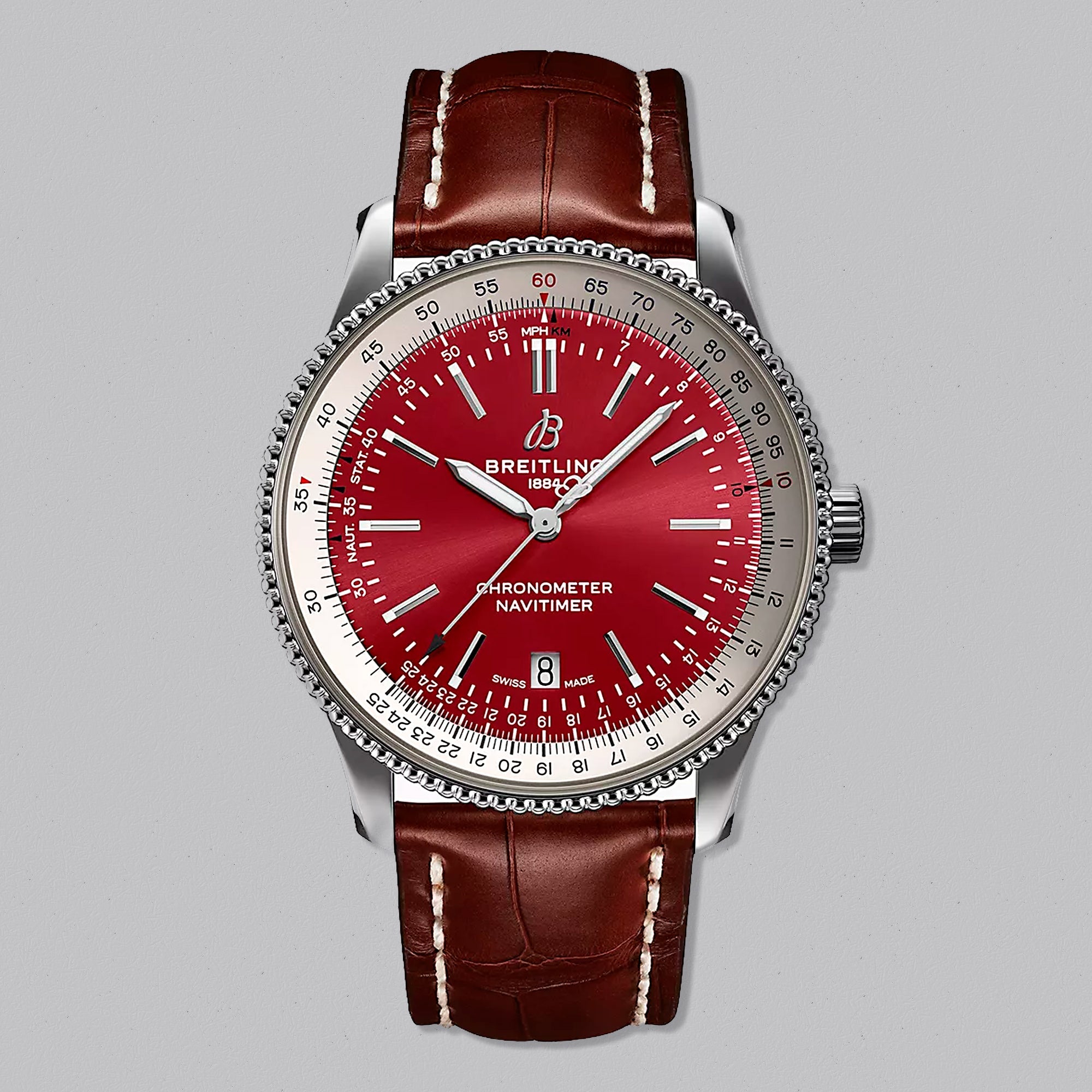NAVITIMER MIDDLE EAST EDITION 41 RED DIAL - Swiss Gallery Iraq BREITLING