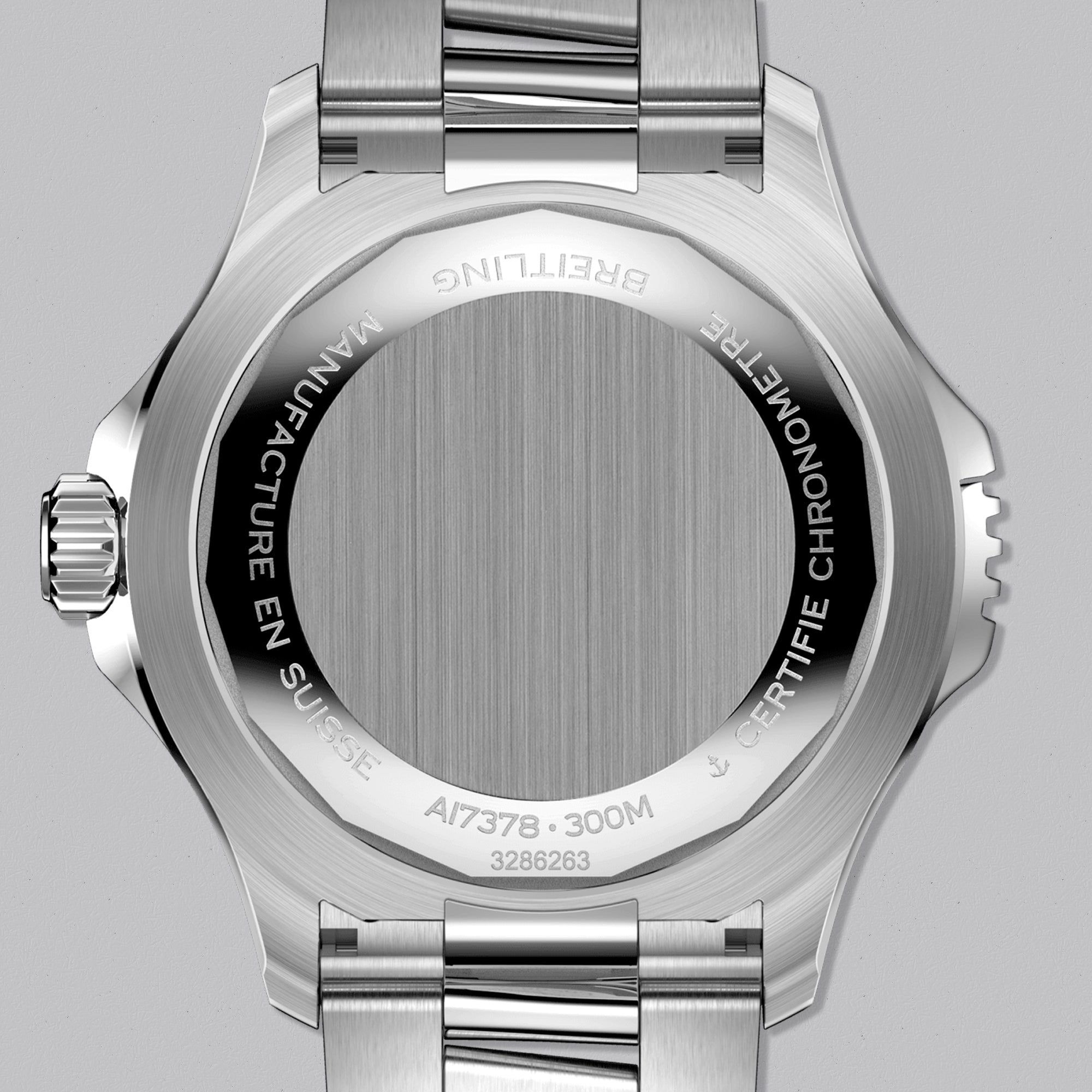 SUPEROCEAN AUTOMATIC 46 BLACK DIAL - Swiss Gallery Iraq BREITLING