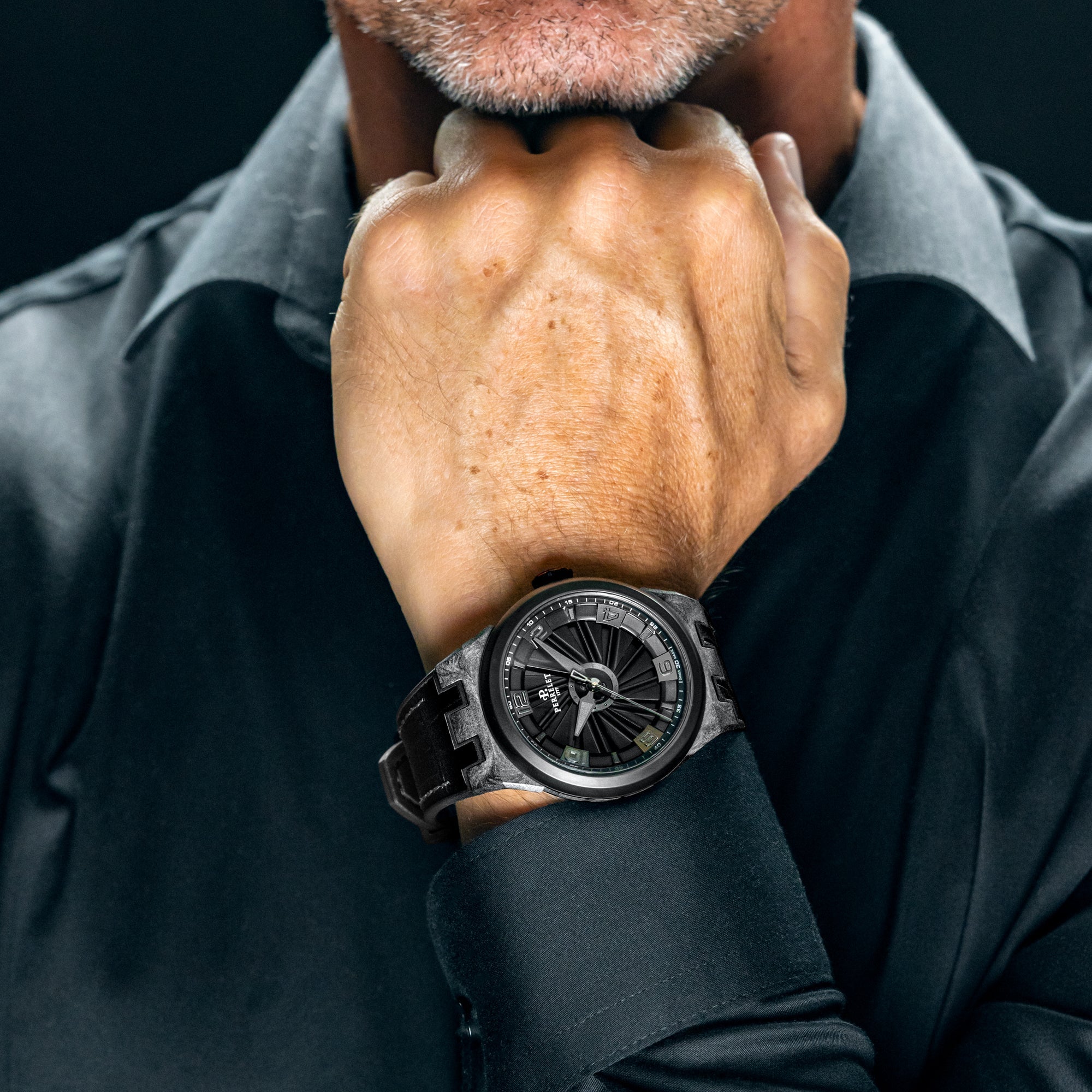 TURBINE CARBON BLACK - Swiss Gallery Iraq PERRELET
