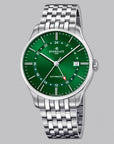 WEEKEND GMT STEEL BRACELET GREEN - Swiss Gallery Iraq PERRELET